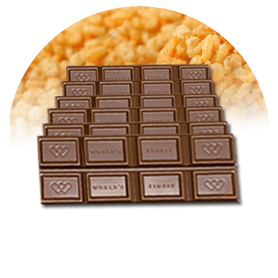 Bulk WFC Milk Chocolate with Crisped Rice Bars