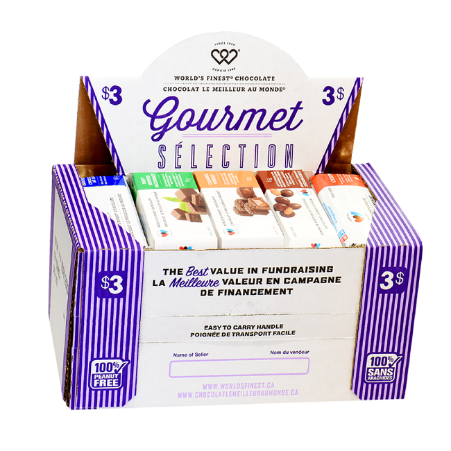 Mallette, sélection Gourmet - Régional, sans arachides - 3 $