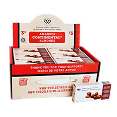Mallette d’amandes Continental® – Sans arachides à 3 $ BC, AB, SK, ON