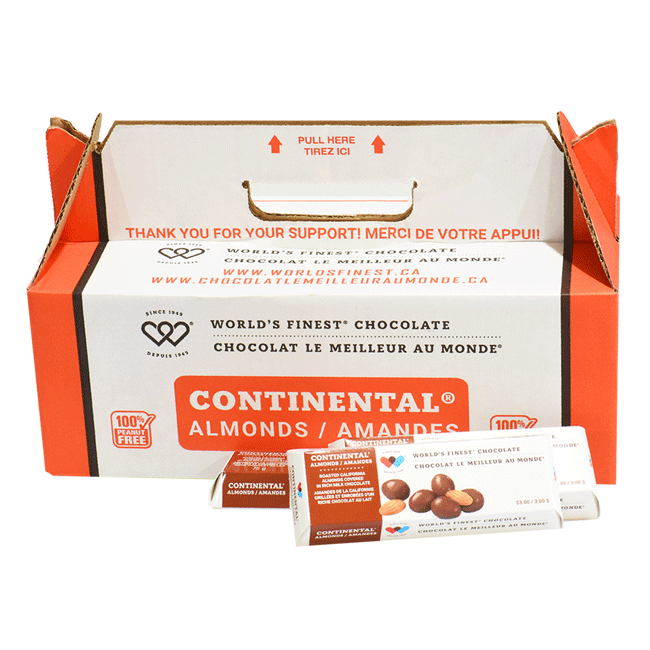 Mallette d’amandes Continental® – Sans arachides à 3 $