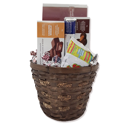 Cocoa Dyed Fall Basket