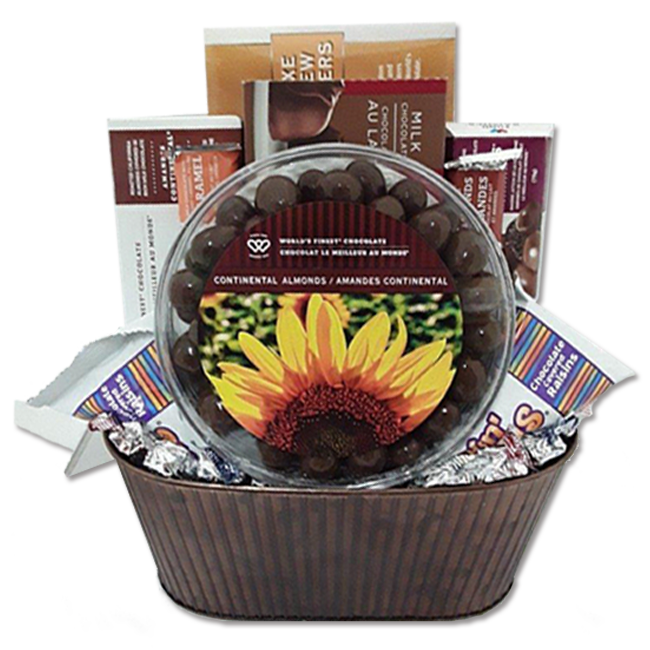 Sunflower Basket