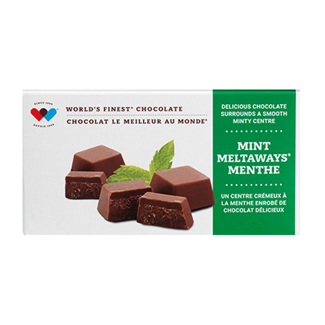 menthe Meltaways® - sans arachides - 3$ NL **NOUVEAU POUR L'AUTOMNE 2022**