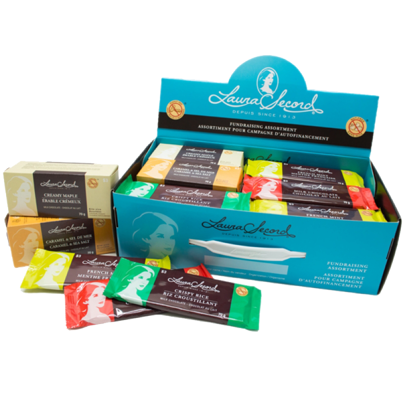 Laura Secord – Nut and Peanut Free – $3 BC, AB, SK, ON