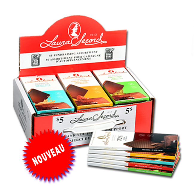 Laura Secord – Sans noix sans arachides – 5 $ (Rupture de stock)