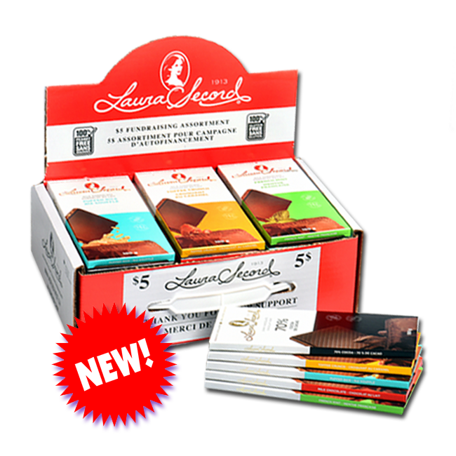 Laura Secord $5 Bar Variety - Nut/Peanut Free (Out of Stock)